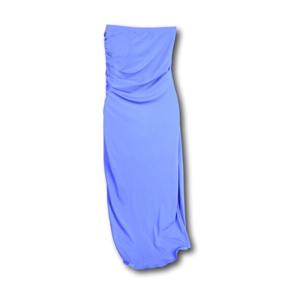 Always Fabulous Cobalt Blue Strapless Dress L NWT - Picture 2 of 2